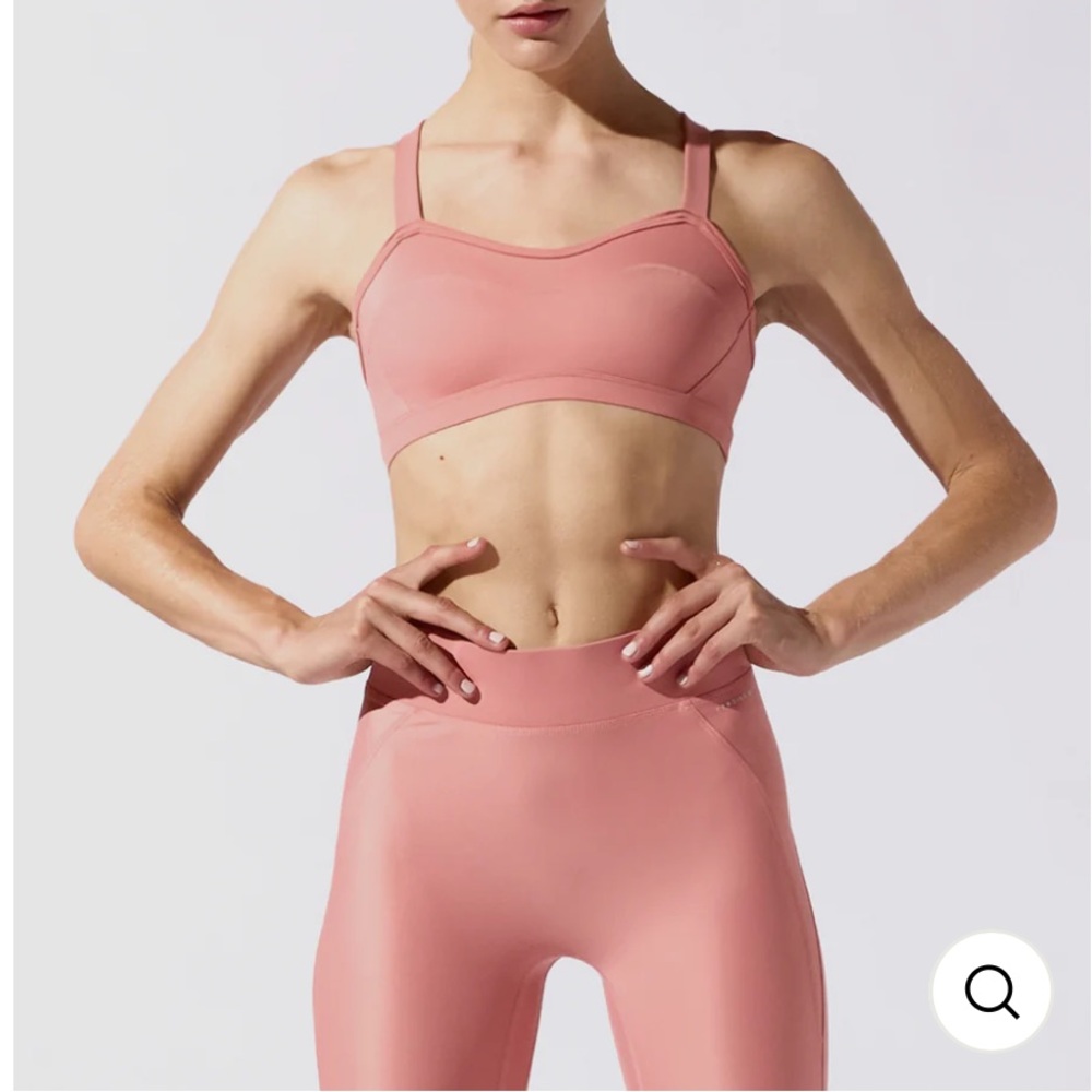 Super Bra & Body Legging set in burnt rose